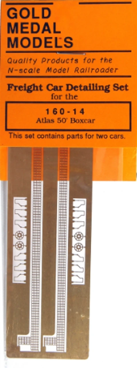 Gold Medal Models 160-14 - Atlas 50' Boxcar Detail Set - N Scale 1 Gold Medal Models 160-14 - Atlas 50' Boxcar Detail Set - N Scale