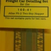 Gold Medal Models 160-41 - Atlas PS-2 Two-Bay Hopper Detail Set - N Scale