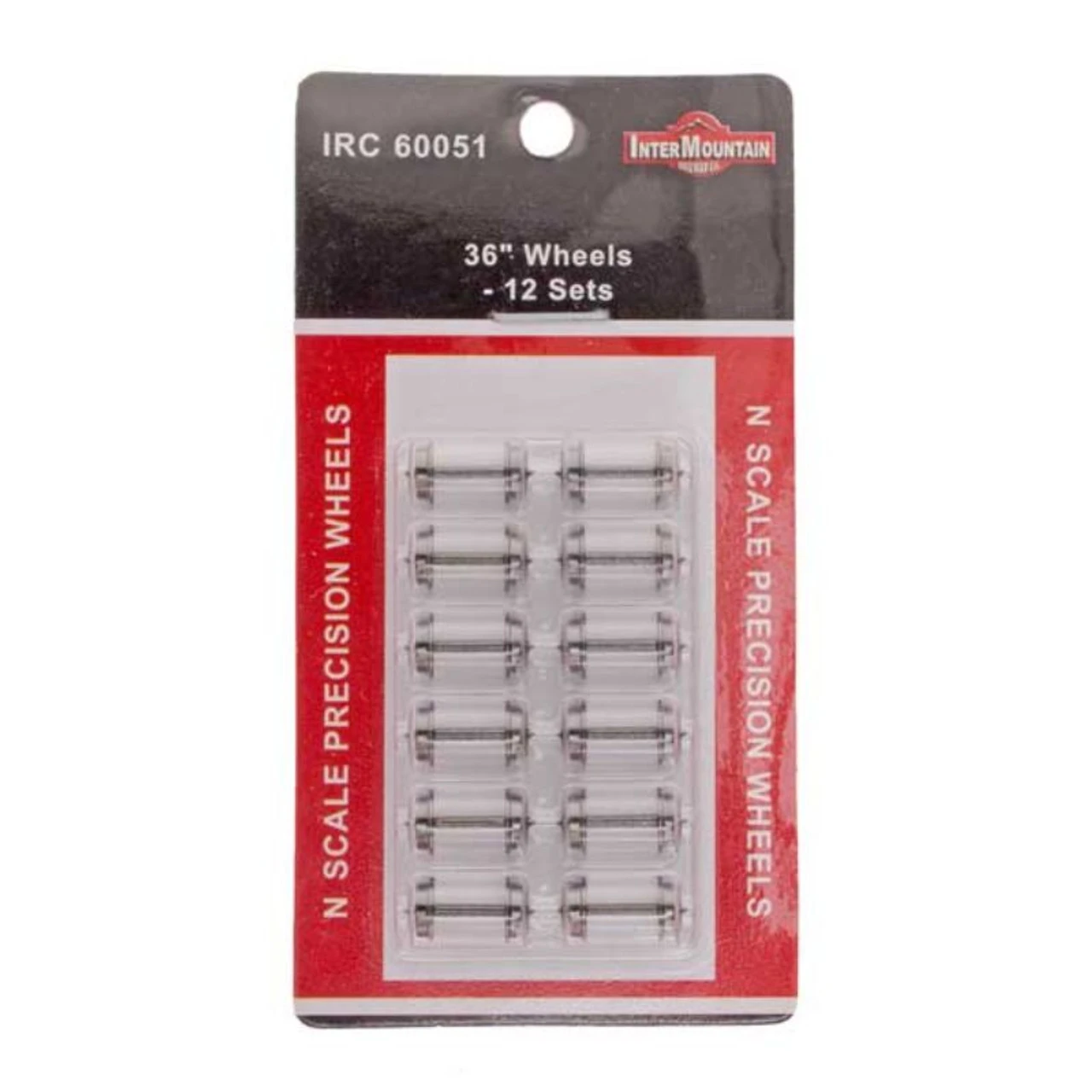 Intermountain 60051 - 36" Brass Insulated Wheelsets (12 Axles) - N Scale. 1 Intermountain 60051 - 36" Brass Insulated Wheelsets (12 Axles) - N Scale.
