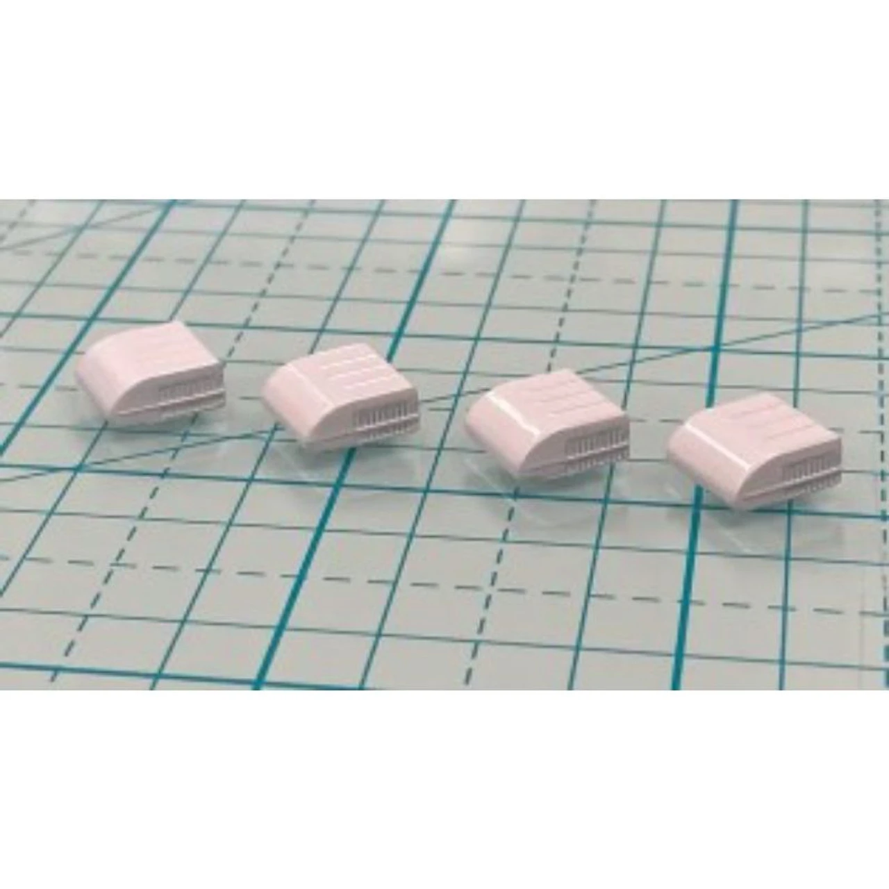 MACRail 836 - RV A/C (Square - 4 Pack) - HO Scale 1 MACRail 836 - RV A/C (Square - 4 Pack) - HO Scale