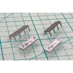 MACRail 838 - PTC Stand & Array (BNSF #1 - 1 Pair) - HO Scale