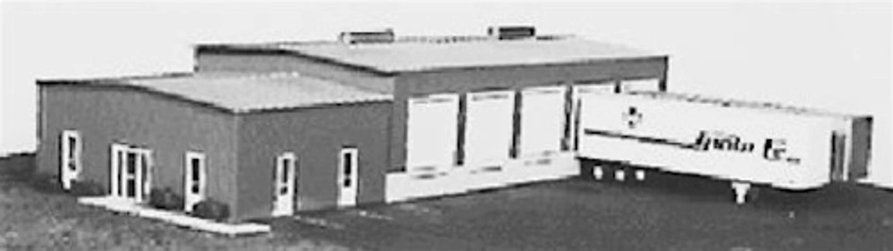 Micro Engineering 55-002 - Transworld Truck Terminal - N Scale 1 Micro Engineering 55-002 - Transworld Truck Terminal - N Scale