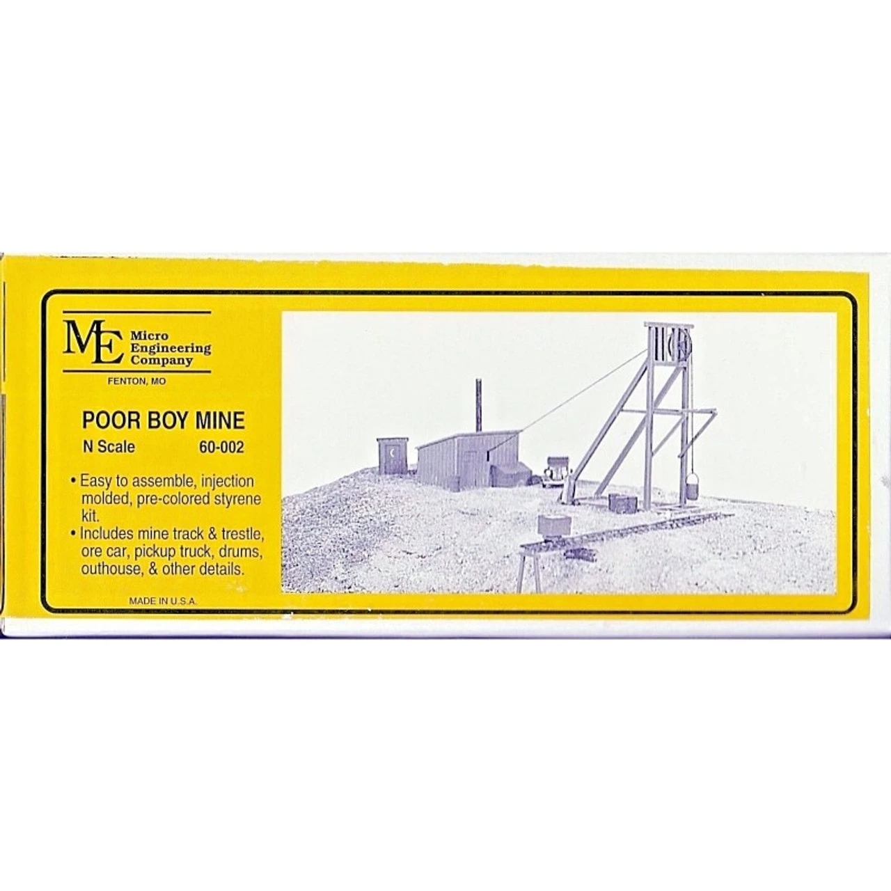 Micro Engineering 60-002 - Poor Boy Mine Kit - N Scale 1 Micro Engineering 60-002 - Poor Boy Mine Kit - N Scale
