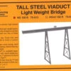 Micro Engineering 75-513 - Tall Steel Viaduct Light Weight, 150ft W/bents - HO Scale
