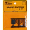 Micro Engineering 80-177 - Barrel Platform With Barrel - N Scale