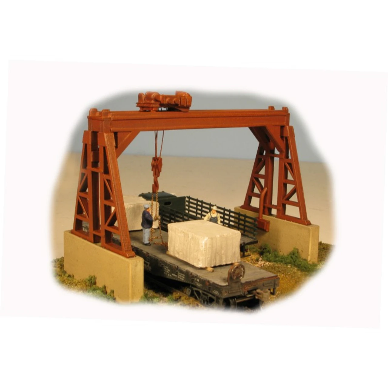 Monroe Models 2301 - Overhead Gantry Crane - HO Scale Kit 1 Monroe Models 2301 - Overhead Gantry Crane - HO Scale Kit