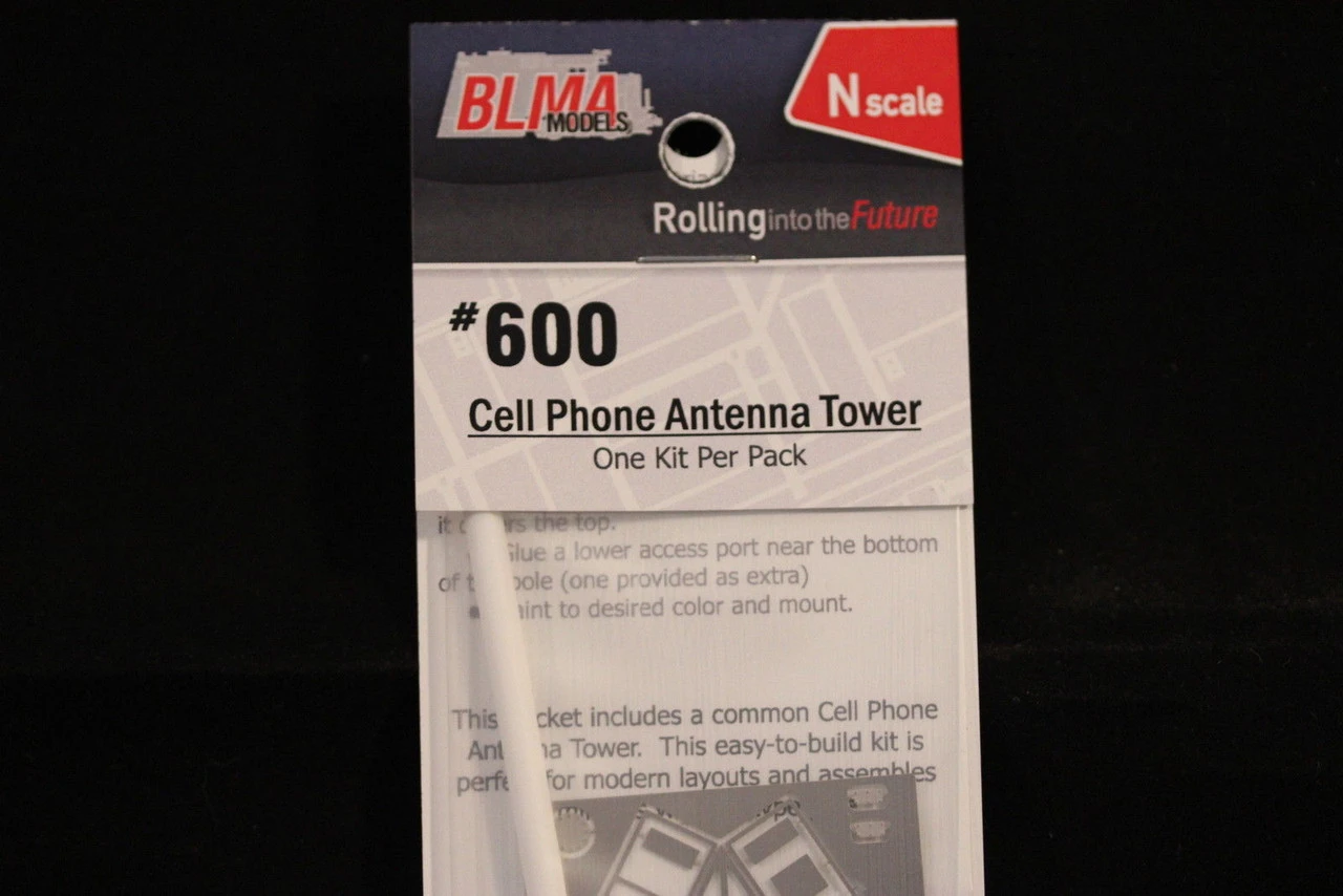 BLMA #600 - Cell Phone Antenna Tower Kit - N Scale 1 BLMA #600 - Cell Phone Antenna Tower Kit - N Scale