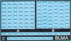 BLMA #400 - Transition Era Freight Car Ladders - N Scale