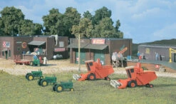 Design Preservation Models (DPM) 66100 - Olsen Feed And Larsens Implement - N Scale Kit