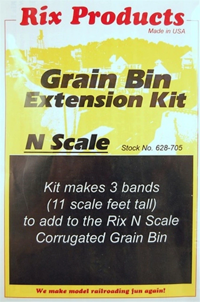 Rix Products 628-0705 - Grain Bin Extension Kit - N Scale 1 Rix Products 628-0705 - Grain Bin Extension Kit - N Scale