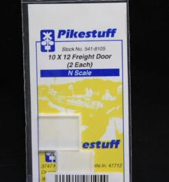 Pikestuff 541-8105 - 10x12 Freight Door (2 Each) - N Scale Kit