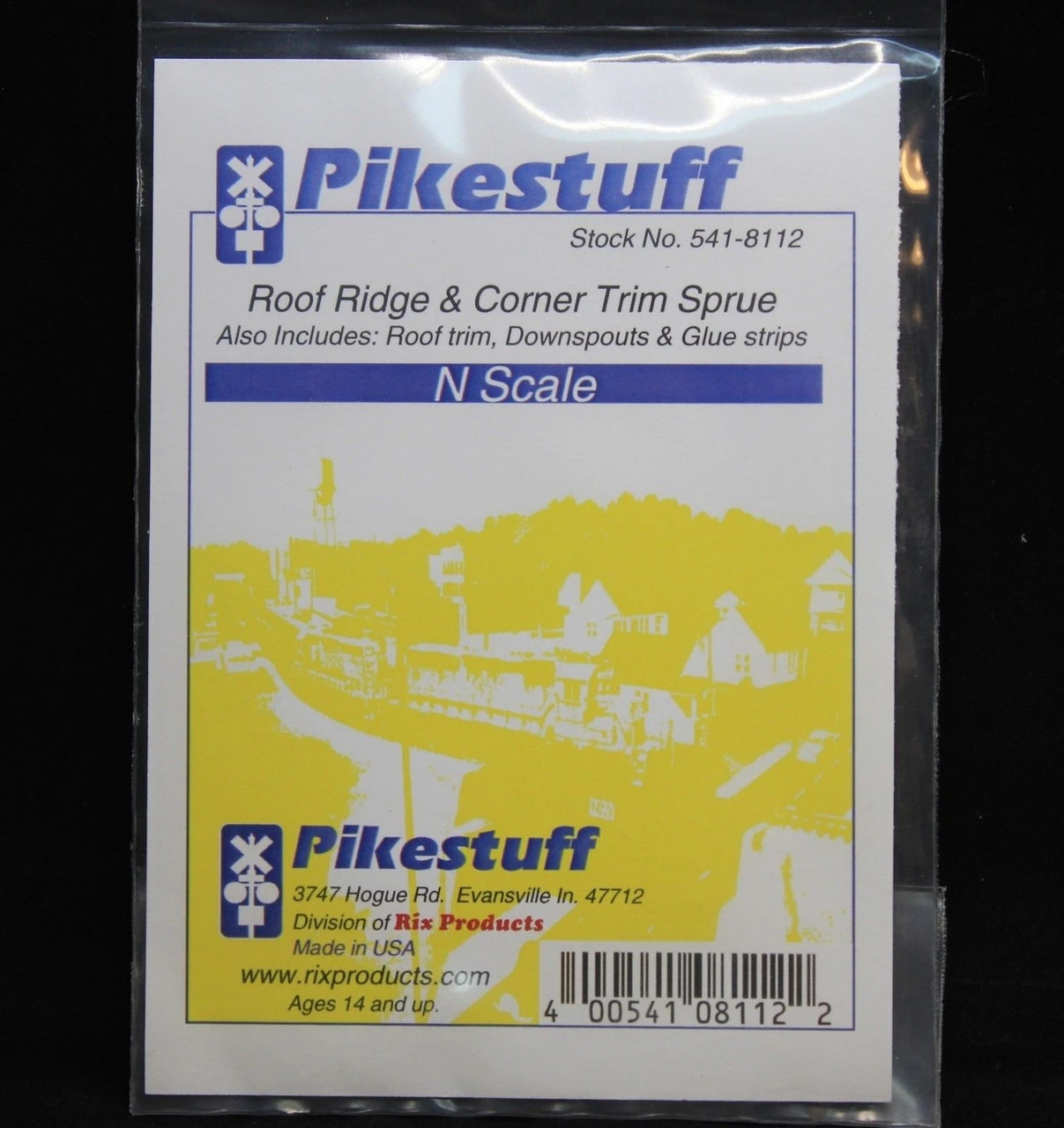 Pikestuff 541-8112 - Roof Ridge & Corner Trim Sprue - N Scale Kit 1 Pikestuff 541-8112 - Roof Ridge & Corner Trim Sprue - N Scale Kit
