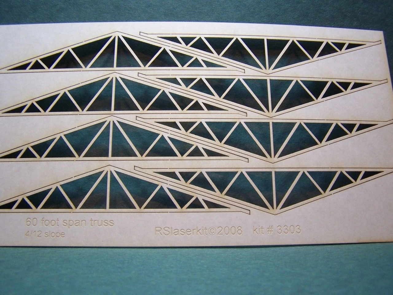 RslaserKits 3303 - Trusses (60 Foot) - N Scale Kit 1 RslaserKits 3303 - Trusses (60 Foot) - N Scale Kit
