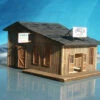 RslaserKits 3005 - Greg's Saloon And Repair Shop - N Scale Kit