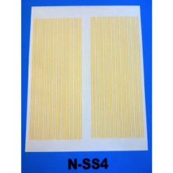 Highways & Byways NSS4 - 4" Scale Non-Reflective Safety Stripe - N Scale