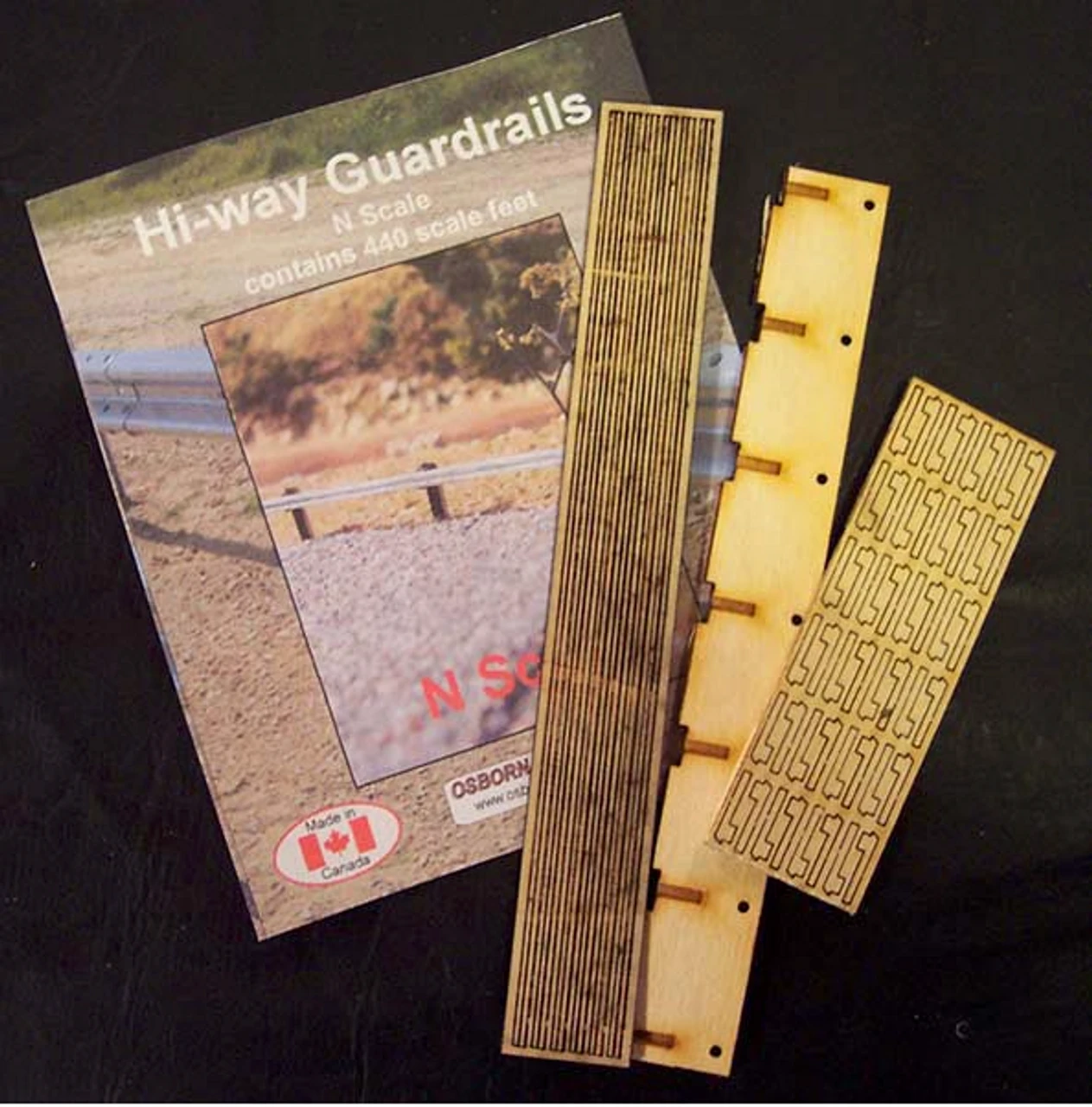 Osborn Models 3008 - Highway Guardrails - N Scale 1 Osborn Models 3008 - Highway Guardrails - N Scale