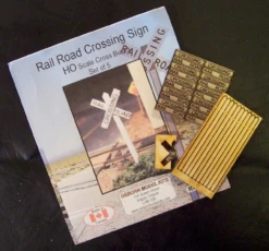 Osborn Models 1061 - Rail Road Crossing Sign - HO Scale