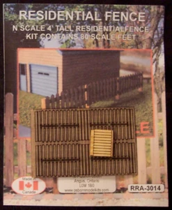 Osborn Models 3014 - Residential Fence- N Scale