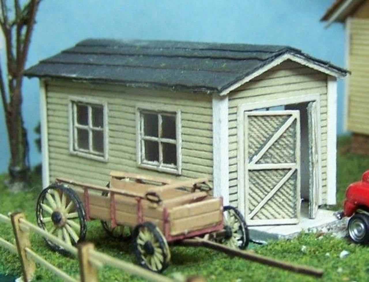 RslaserKits 3012 - One Car Garage - N Scale Kit 1 RslaserKits 3012 - One Car Garage - N Scale Kit