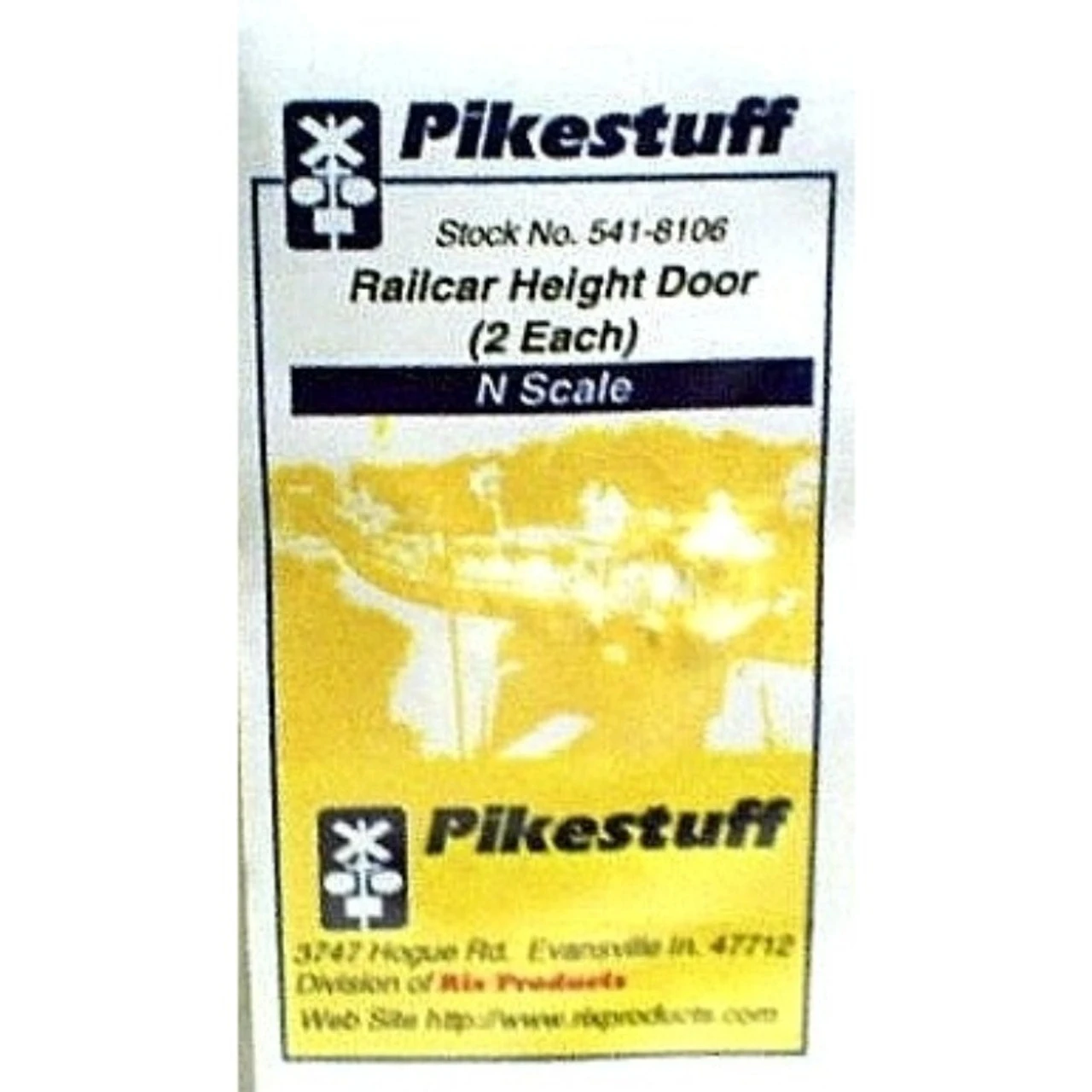 Pikestuff 541-8106 - Railcar Height Door (2 Each) - N Scale Kit 1 Pikestuff 541-8106 - Railcar Height Door (2 Each) - N Scale Kit