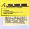 A-Line 29210 - Diesel Cab Sunshades - HO Scale