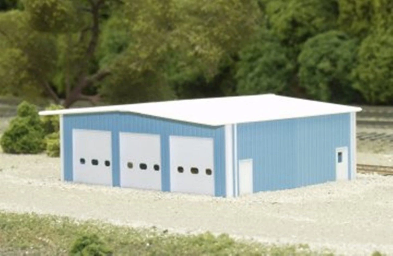 Pikestuff 541-8009 - Fire Station 50x40 - N Scale Kit 1 Pikestuff 541-8009 - Fire Station 50x40 - N Scale Kit