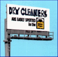 Blair Line 1434 - Pylon Laser Cut Billboard - N Scale