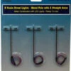 Rock Island Hobby 013104 - N Scale Streetlights With Single Pole And 2 Short Straight Arms - N Scale