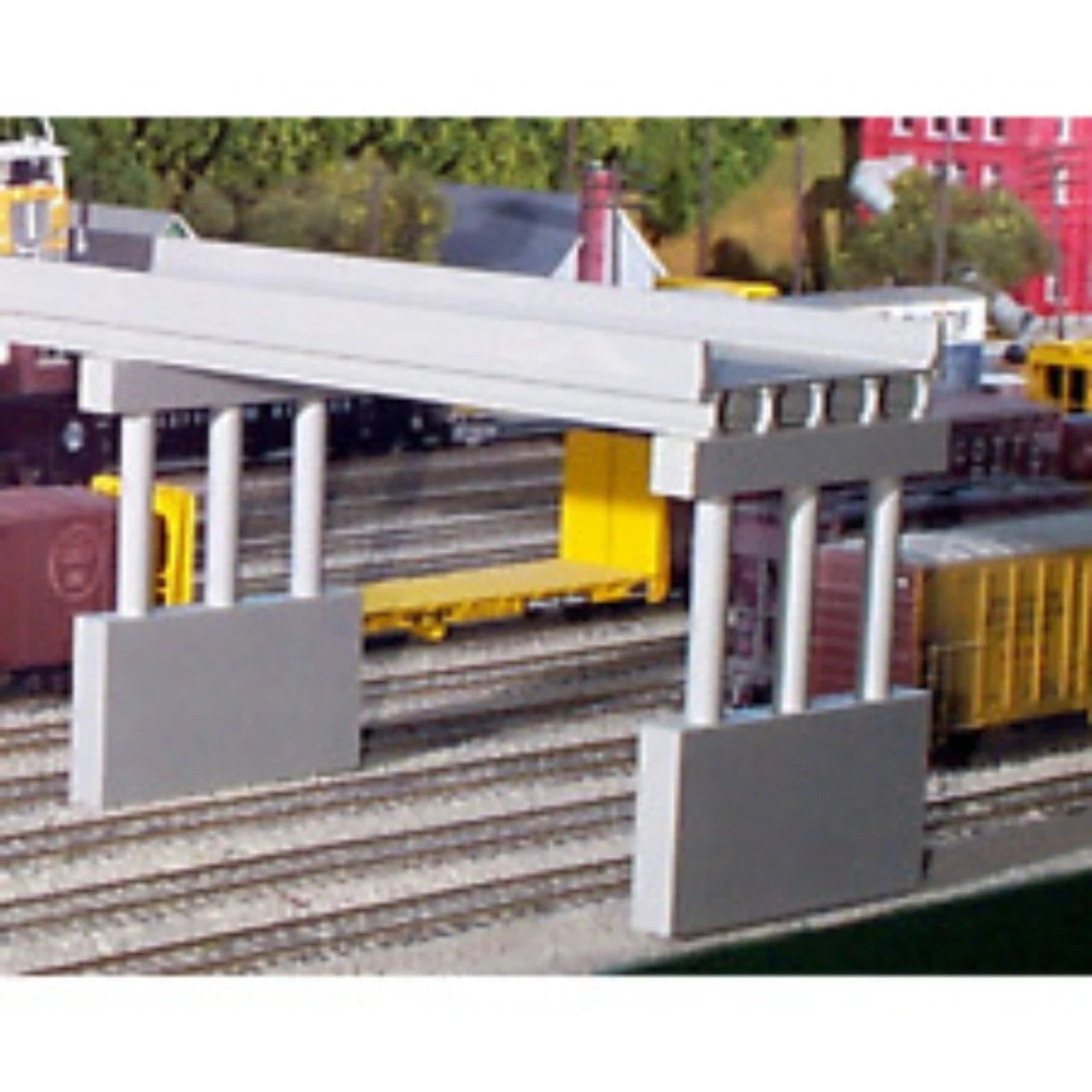 Rix Products 162 - Modern 50' Highway Overpass With Pier - N Scale 1 Rix Products 162 - Modern 50' Highway Overpass With Pier - N Scale