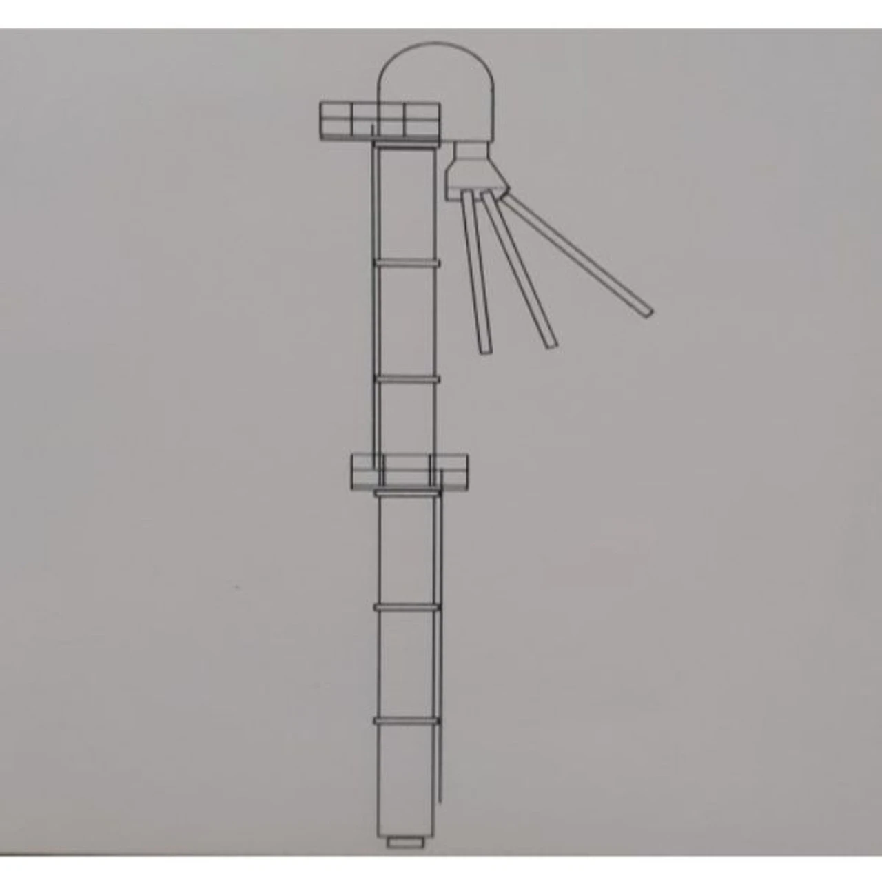 Rix Products 628-0707 - 120' Grain Elevator - N Scale 1 Rix Products 628-0707 - 120' Grain Elevator - N Scale