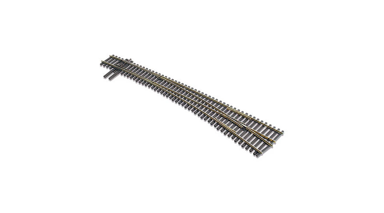 PECO SL-8376 - Code 83 #7 Right Hand Curved Turnout (Insulfrog) - HO Scale 1 PECO SL-8376 - Code 83 #7 Right Hand Curved Turnout (Insulfrog) - HO Scale