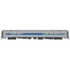 Walthers Mainline 910-31051 - 85' Horizon Cafe/Club Food Service Car - Ready To Run -- Amtrak(R) (Phase IV; Silver, Wide Blue, Thin Red & White Stripes) Amtrak (AMTK) Un-numbered - HO Scale