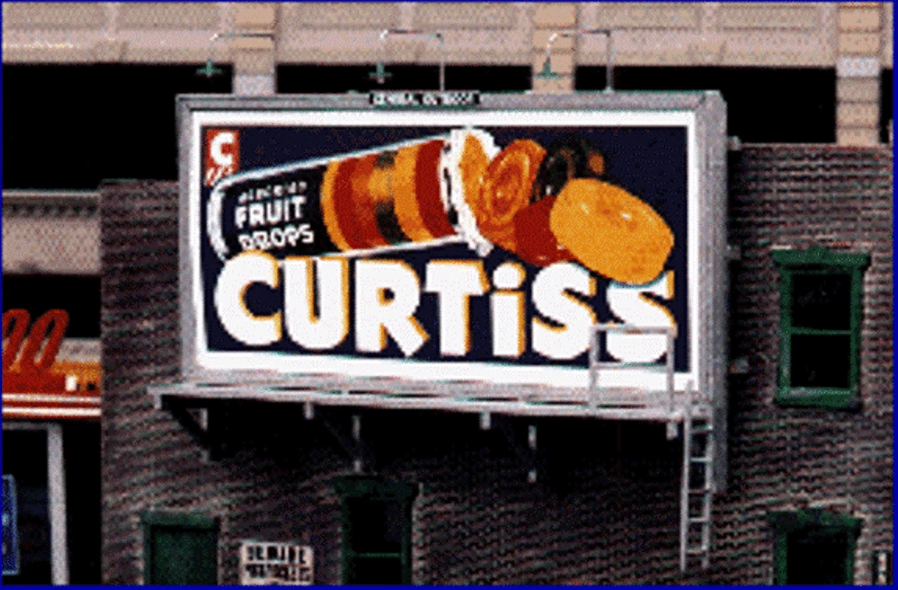 Blair Line 1435 - Wall Laser Cut Billboard - N Scale 1 Blair Line 1435 - Wall Laser Cut Billboard - N Scale