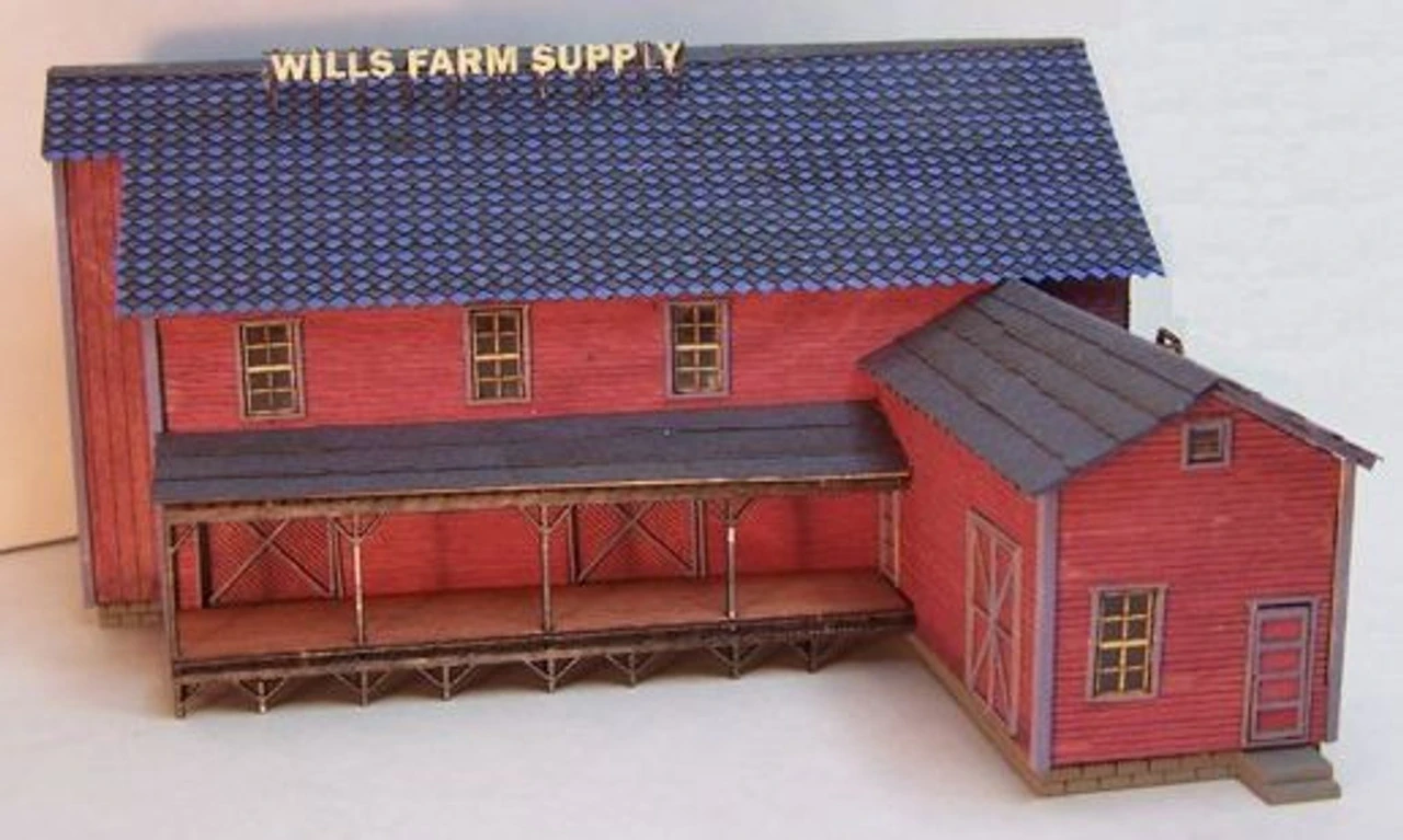 RslaserKits 3008 - Wills Feed And Seed - N Scale Kit 1 RslaserKits 3008 - Wills Feed And Seed - N Scale Kit