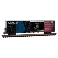 Micro-Trains Line 10200218 - 60' Box Car, Excess Height, Modified Sides Cancer - N Scale
