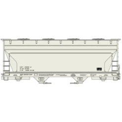 Accurail 2292 - ACF 2-Bay Covered Hopper - 1980's With Consolidated Stencil, Data Only - HO Scale Kit