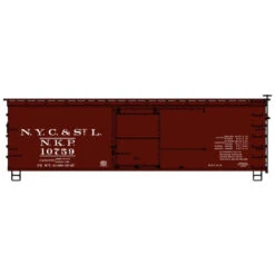 Accurail 81402 - 36' Double Sheath Wood Boxcar Nickel Plate Road (NKP) 10759 - HO Scale Kit