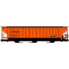 Accurail 81492 - 50' PS 3-Bay Covered Hopper Illinois Central Gulf (ICG) 766773 - HO Scale Kit