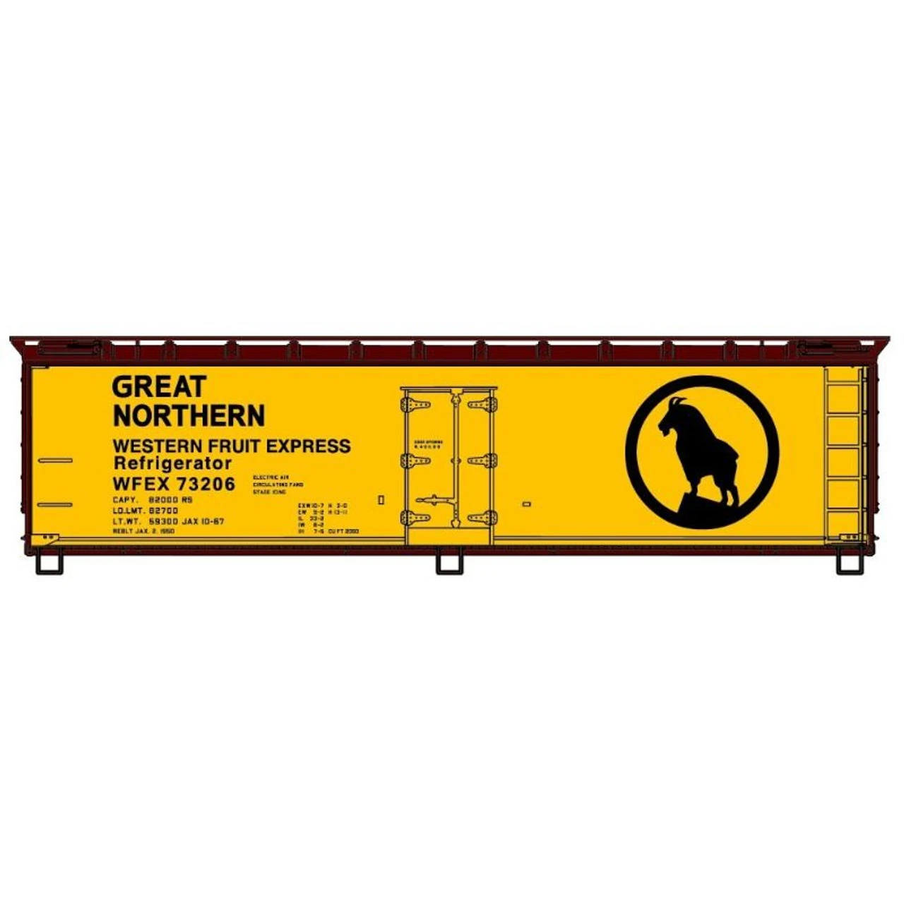 Accurail 81501 - 40' Wood Refrigerator Car Great Northern (GN) - HO Scale Kit 1 Accurail 81501 - 40' Wood Refrigerator Car Great Northern (GN) - HO Scale Kit