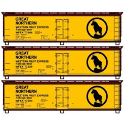 Accurail 8150 - 40' Wood Refrigerator Car Great Northern (GN) 73206, 73259, 73284 - HO Scale Kit