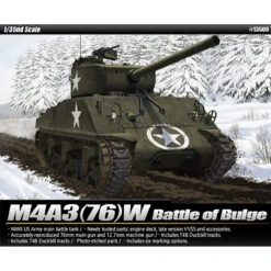 Academy 13500 - M4A3 (76)W "Battle Of The Bulge" United States - 1:35 Scale Kit