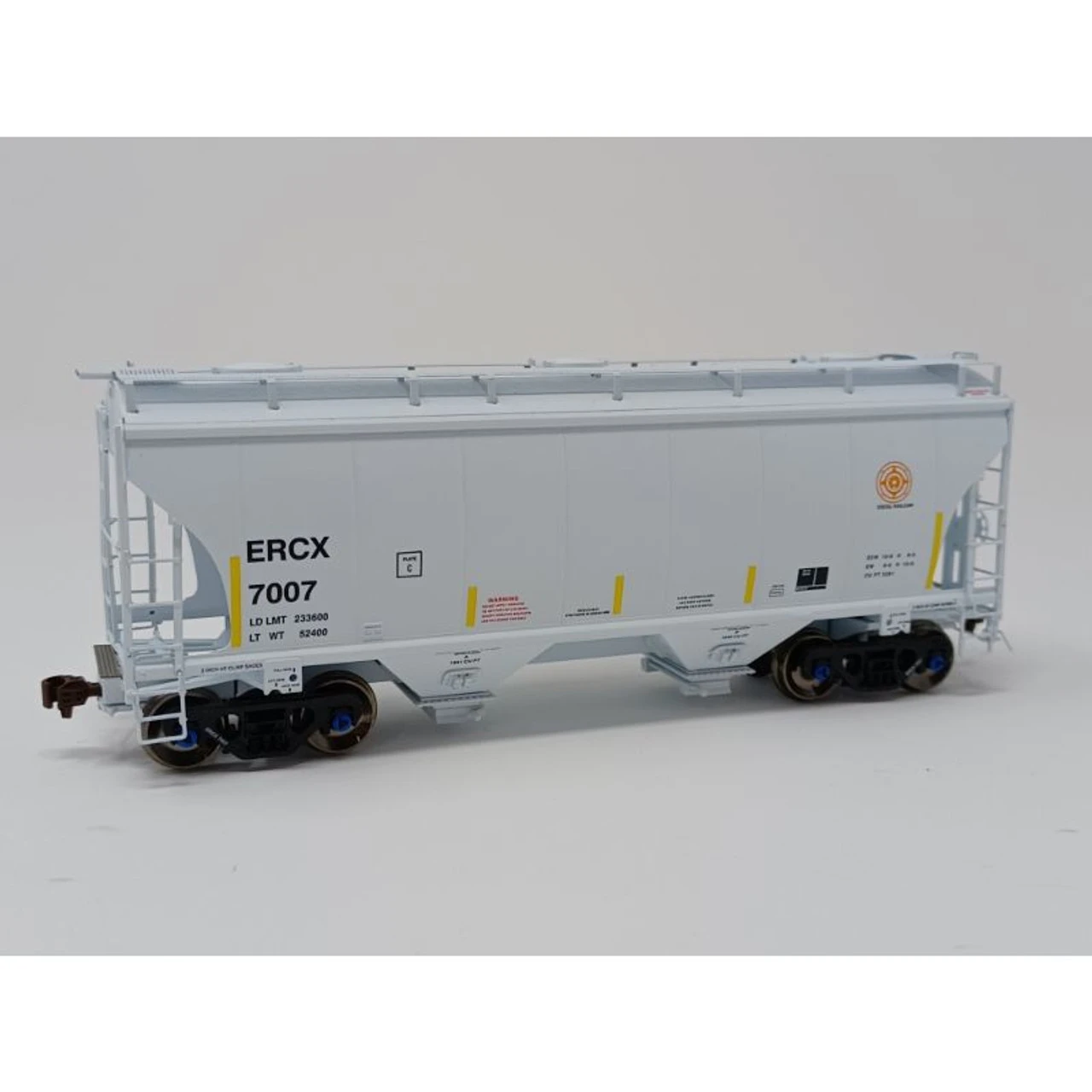 American Limited Models 2003 - Trinity 3281 Covered Hopper ERCX 7023 - HO Scale 1 American Limited Models 2003 - Trinity 3281 Covered Hopper ERCX 7023 - HO Scale