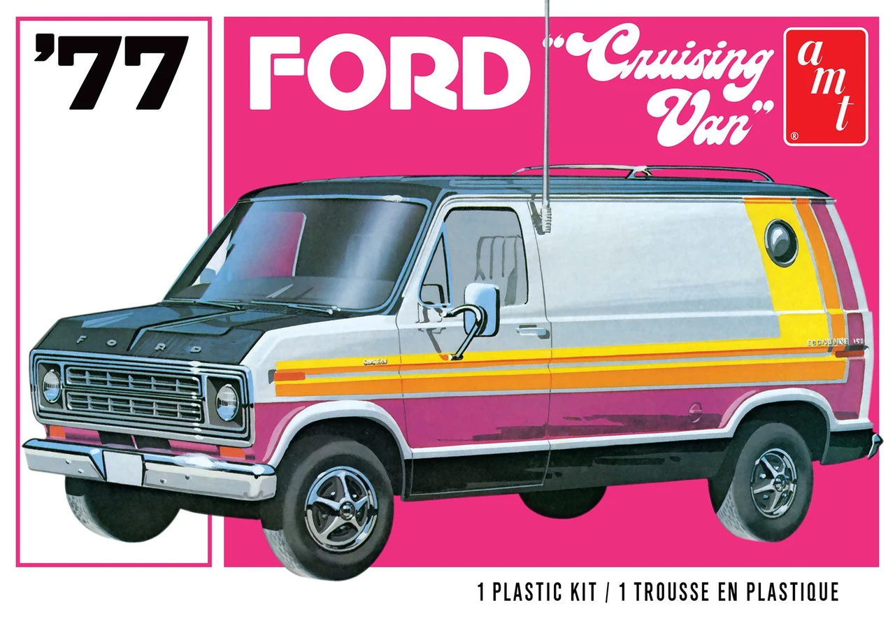AMT 1108 - 1977 Ford Cruising Van - 1:25 Scale Kit 1 AMT 1108 - 1977 Ford Cruising Van - 1:25 Scale Kit