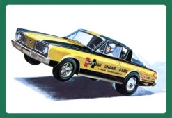 AMT 1153 - 1966 Plymouth Barracuda "hemi Under Glass" - 1:25 Scale Kit