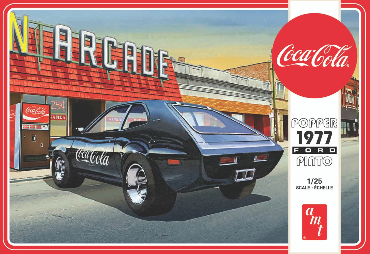 AMT 1166 - "Popper" 1977 Ford Pinto W/ Coke Machine (Coca Cola) - 1:25 Scale Kit 1 AMT 1166 - "Popper" 1977 Ford Pinto W/ Coke Machine (Coca Cola) - 1:25 Scale Kit