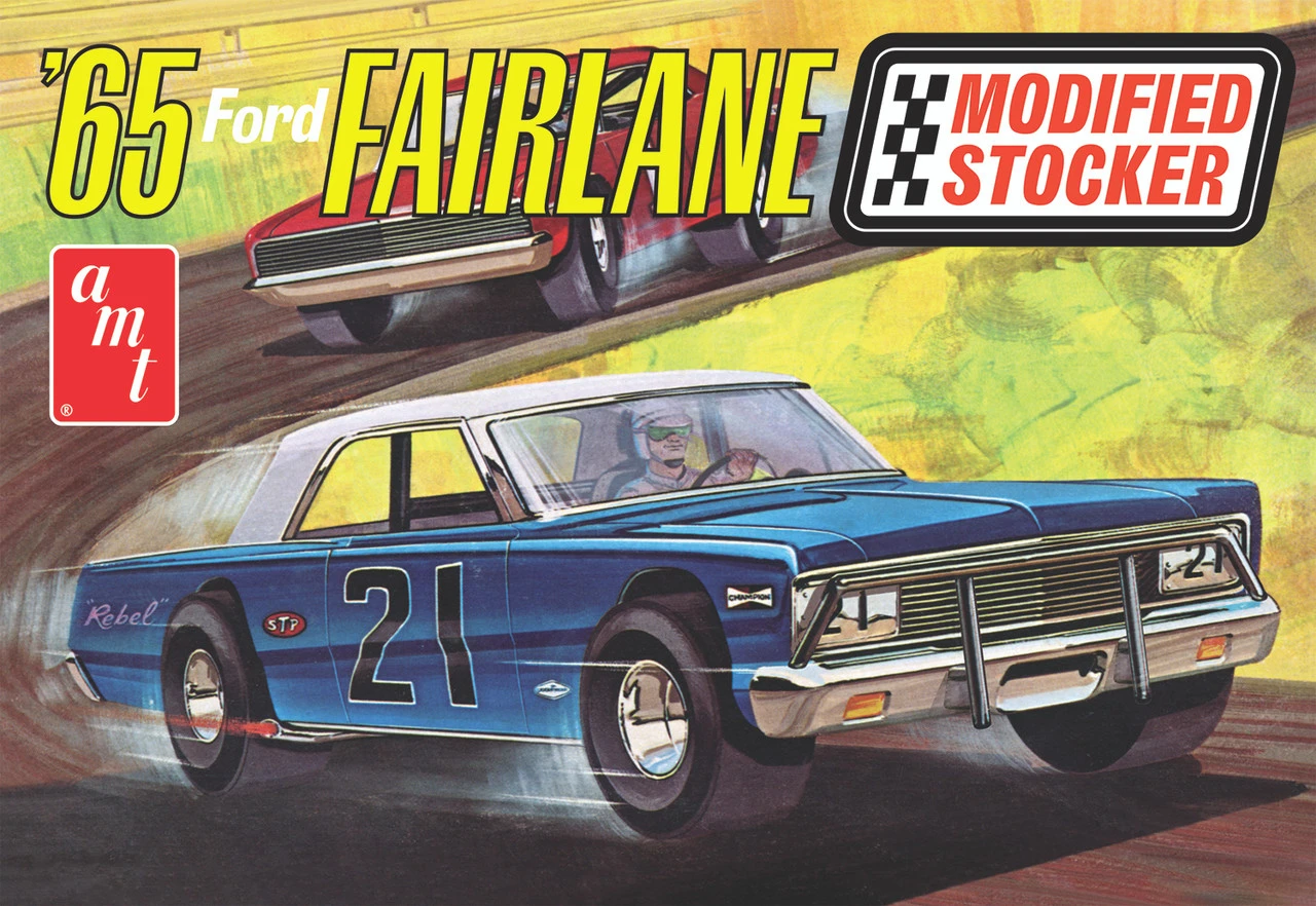 AMT 1190 - 1965 Ford Fairlane Modified Stocker - 1:25 Scale Kit 1 AMT 1190 - 1965 Ford Fairlane Modified Stocker - 1:25 Scale Kit