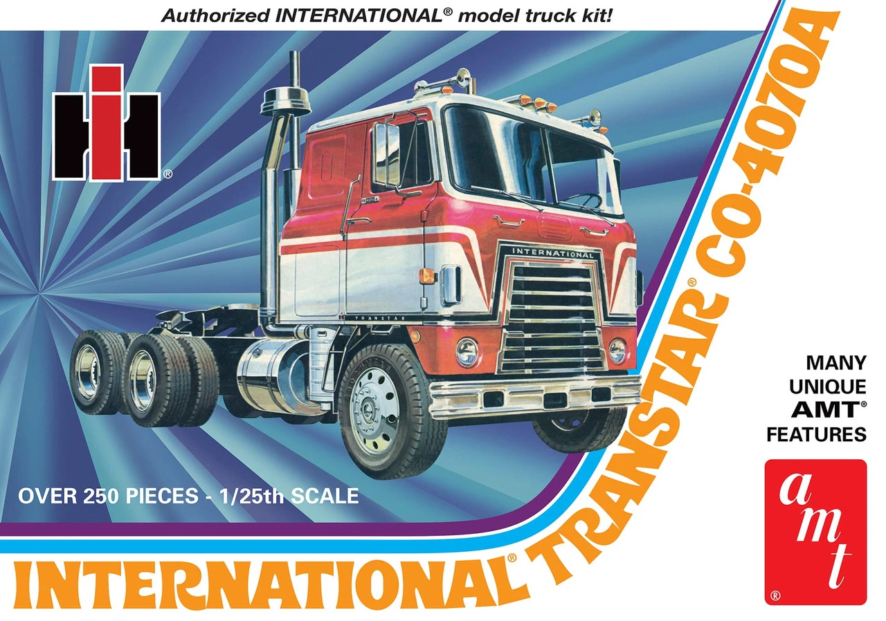 AMT 1203 - International Transtar Co-4070A Semi Tractor - 1:25 Scale Kit 1 AMT 1203 - International Transtar Co-4070A Semi Tractor - 1:25 Scale Kit