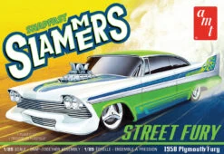 AMT 1226 - Street Fury 1958 Plymouth - Slammers Snap - 1:25 Scale Kit