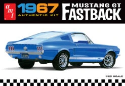AMT 1241 - 1967 Ford Mustang GT Fastback - 1:25 Scale Kit