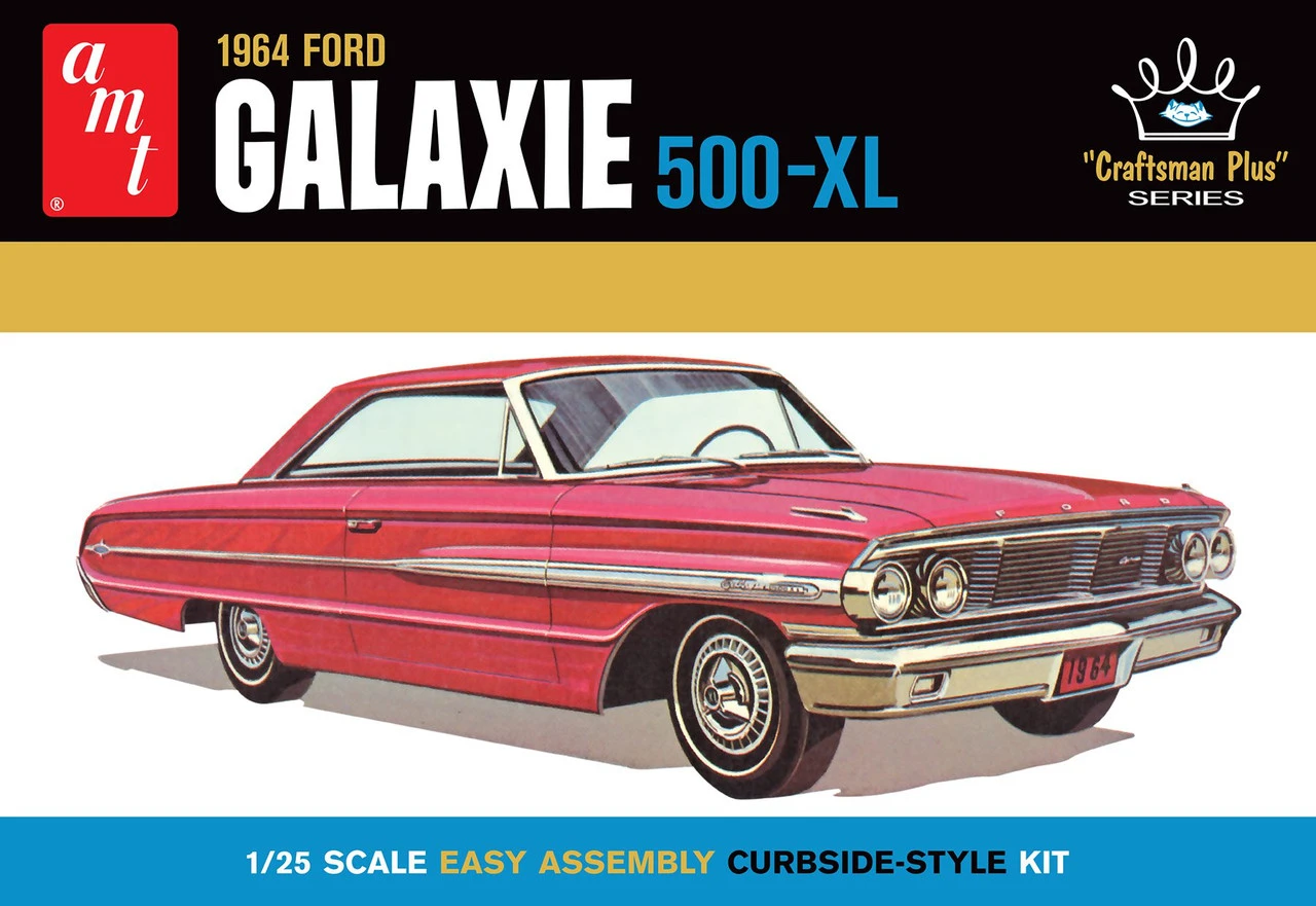 AMT 1261 - 1964 Ford Galaxie "Craftsman Plus Series" - 1:25 Scale Kit 1 AMT 1261 - 1964 Ford Galaxie "Craftsman Plus Series" - 1:25 Scale Kit